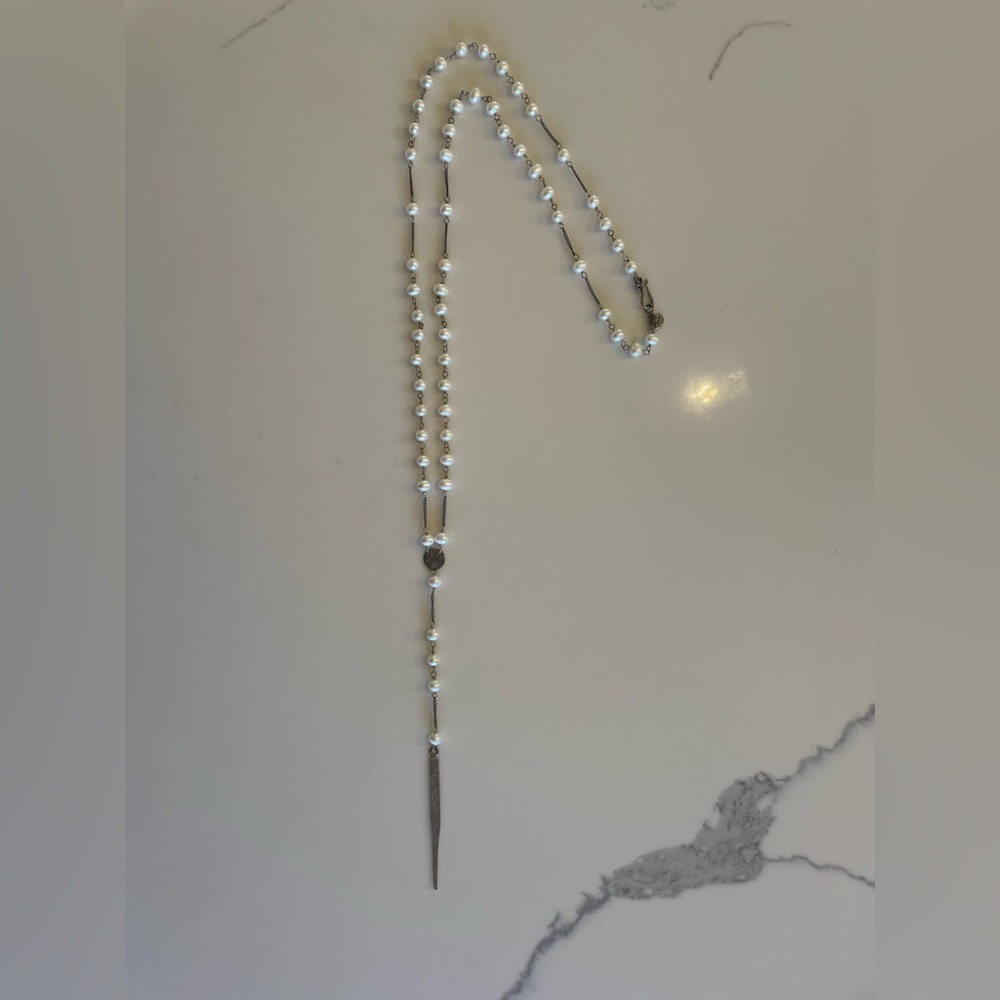 Chan Luu Freshwater Pearl and Sterling Silver Necklace